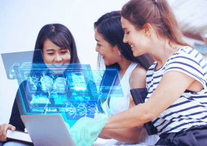 Future with AI illustration