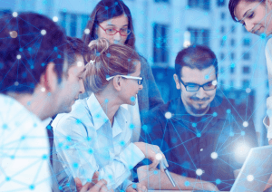 Embracing AI era illustration